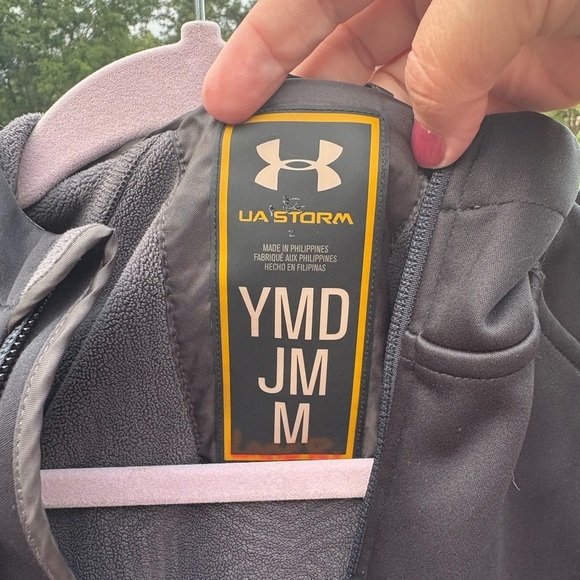 Kids Black Under Armour Storm Jacket - Picture 4 of 5